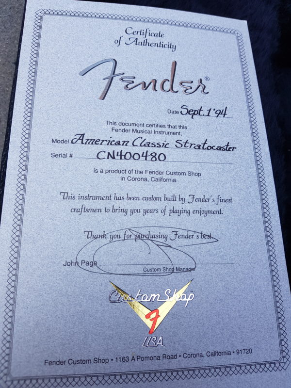 Fender Stratocaster - USA Customshop - Afbeelding 15